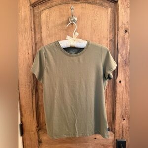 L.L. Bean Cotton Tee, Shortsleeved Crewneck